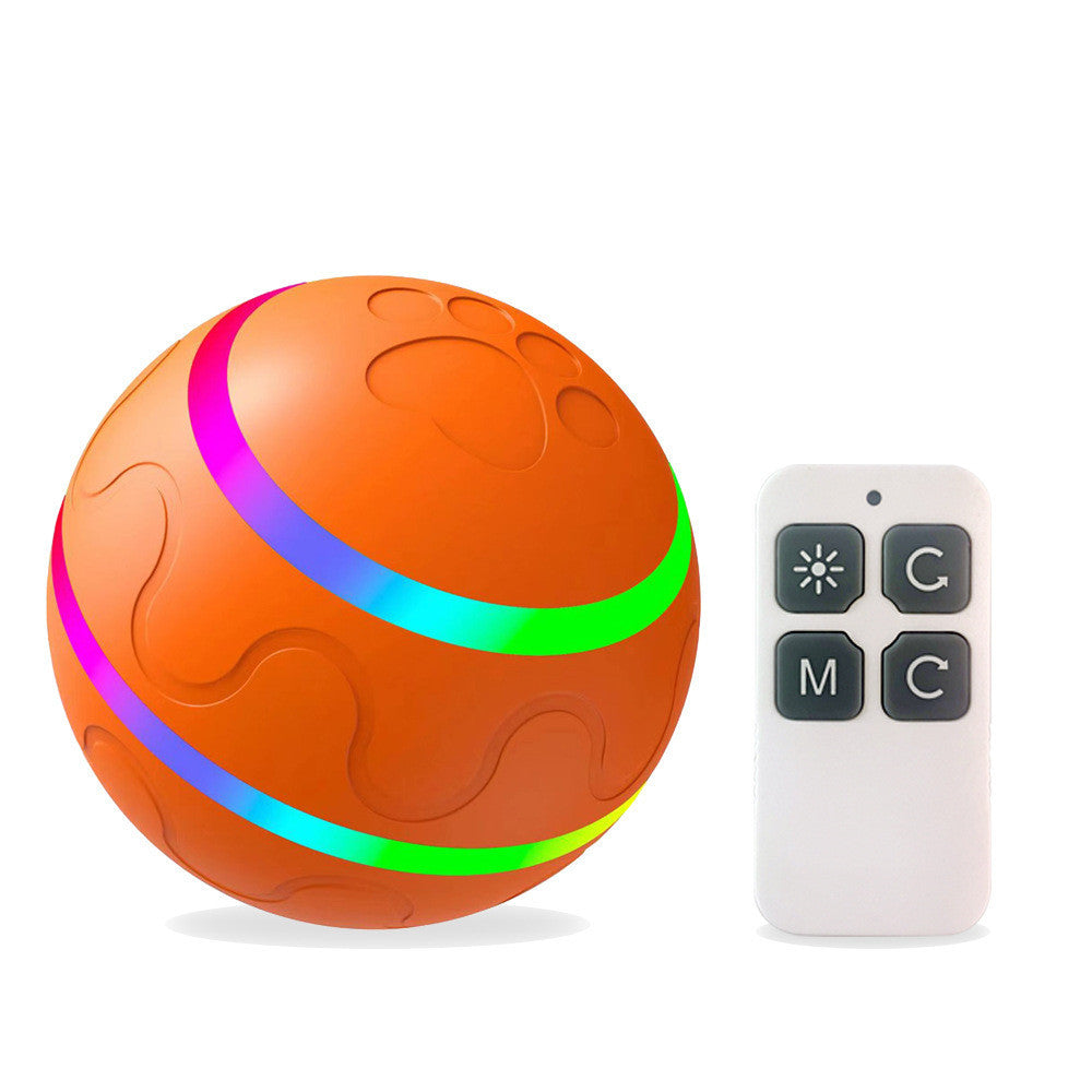 Intelligenter Katzenspielball – USB Automatisches Katzenspielzeug mit Bewegungssensor und LED-Licht