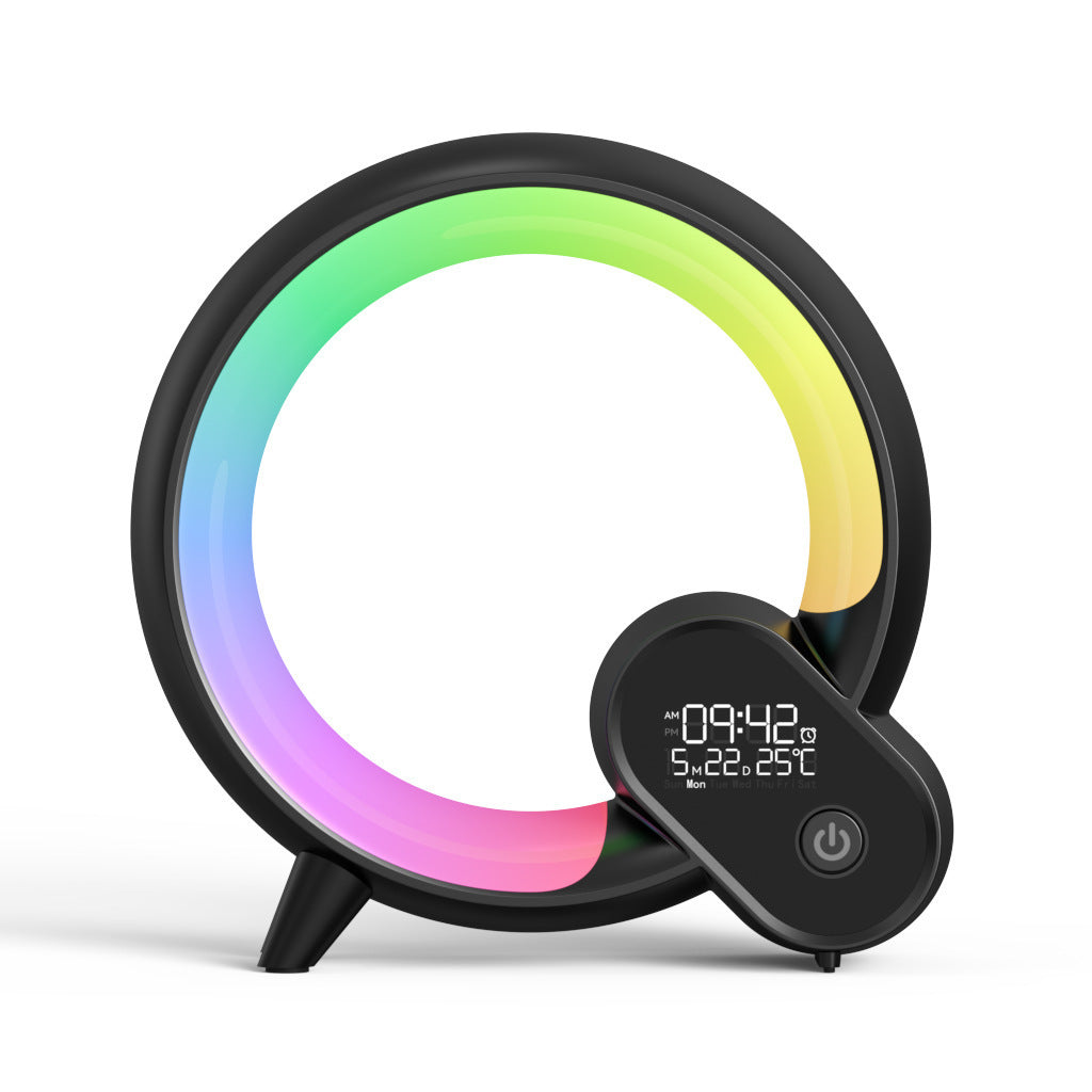 Q Light Atmosphere Lampe – Smart RGB Sonnenaufgangslicht mit App & White Noise
