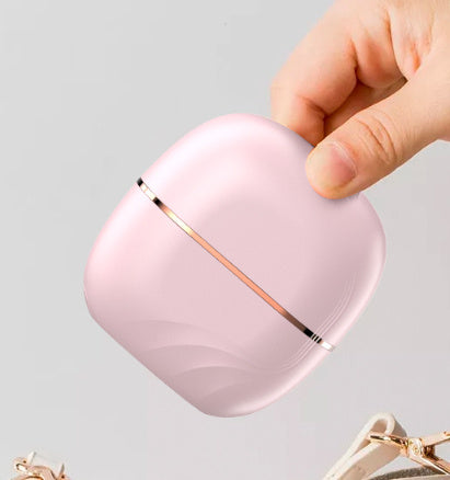 Mini Glätteisen Bürste - Kabelloser Haarstyler für unterwegs