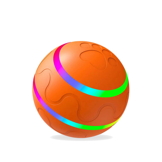 Intelligenter Katzenspielball – USB Automatisches Katzenspielzeug mit Bewegungssensor und LED-Licht