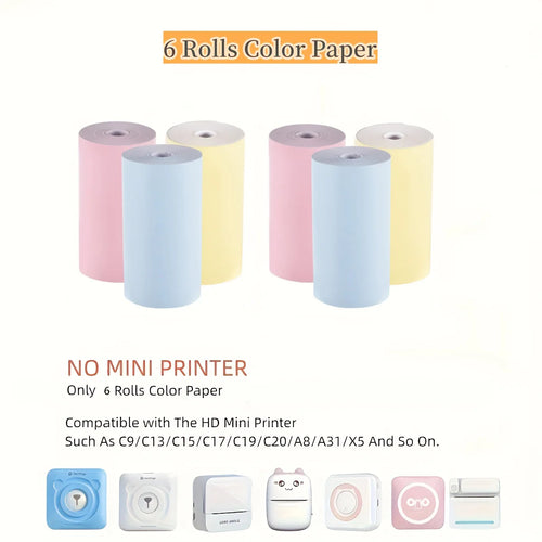 Mini Fotodrucker Bluetooth – Tragbarer HD-Thermodrucker für Etiketten & Fotos