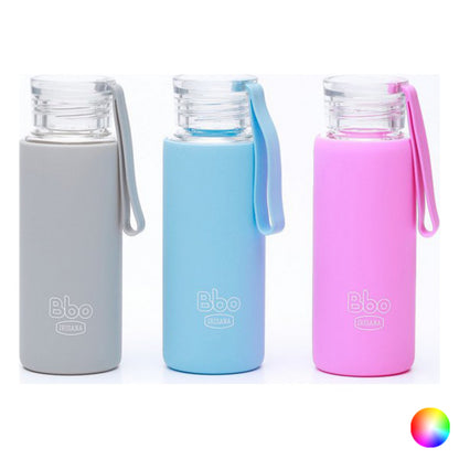 Irisana BBO4 Mini Glasflasche 330 ml – Wiederverwendbare Trinkflasche aus Borosilikatglas