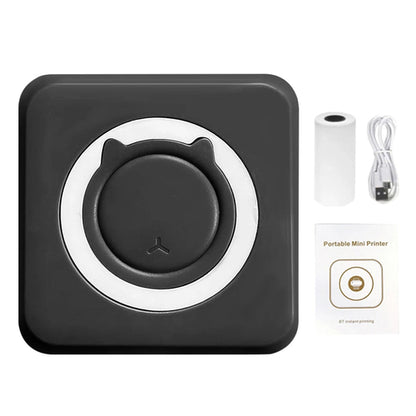 Mini Bluetooth Thermodrucker – Mobiler Inkless Printer für Fotos, Etiketten & Notizen (200 DPI)
