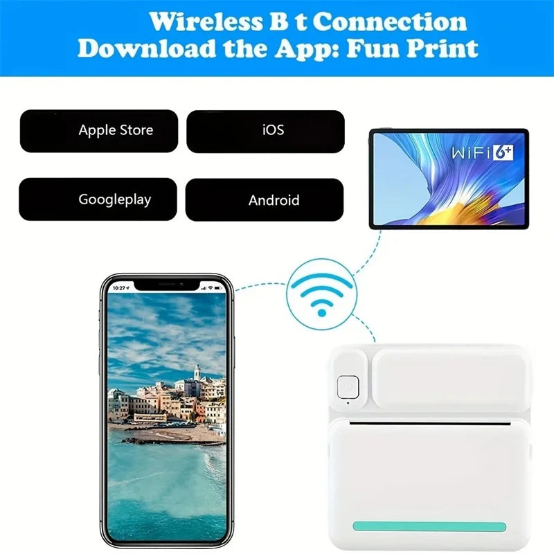 C19 MINI Print Tragbarer Thermodrucker