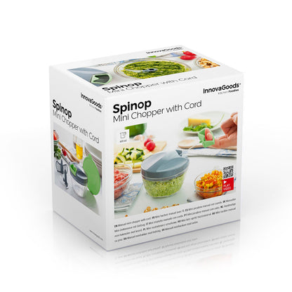 Manueller Mini-Häcksler mit Zugschnur Spinop InnovaGoods