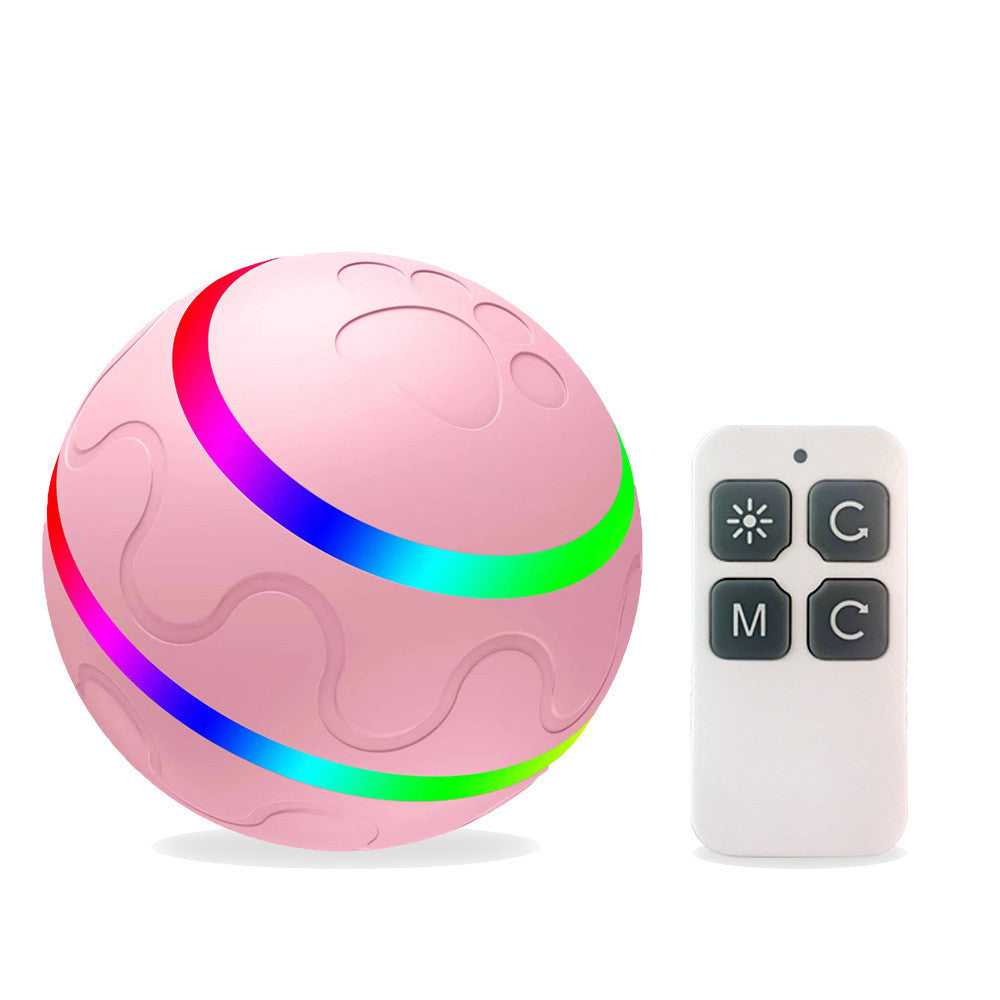 Intelligenter Katzenspielball – USB Automatisches Katzenspielzeug mit Bewegungssensor und LED-Licht