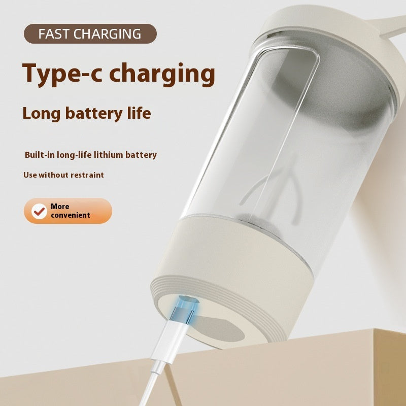 Elektrischer Protein Shaker 400 ml – Automatischer Mixer-Becher mit Akku | Ideal für Fitness, Kaffee & Shakes