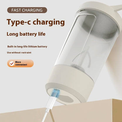 Elektrischer Protein Shaker 400 ml – Automatischer Mixer-Becher mit Akku | Ideal für Fitness, Kaffee & Shakes